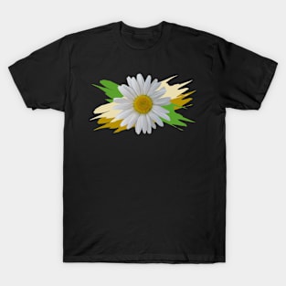 daisy flowers white daisies bloom floral flowery T-Shirt